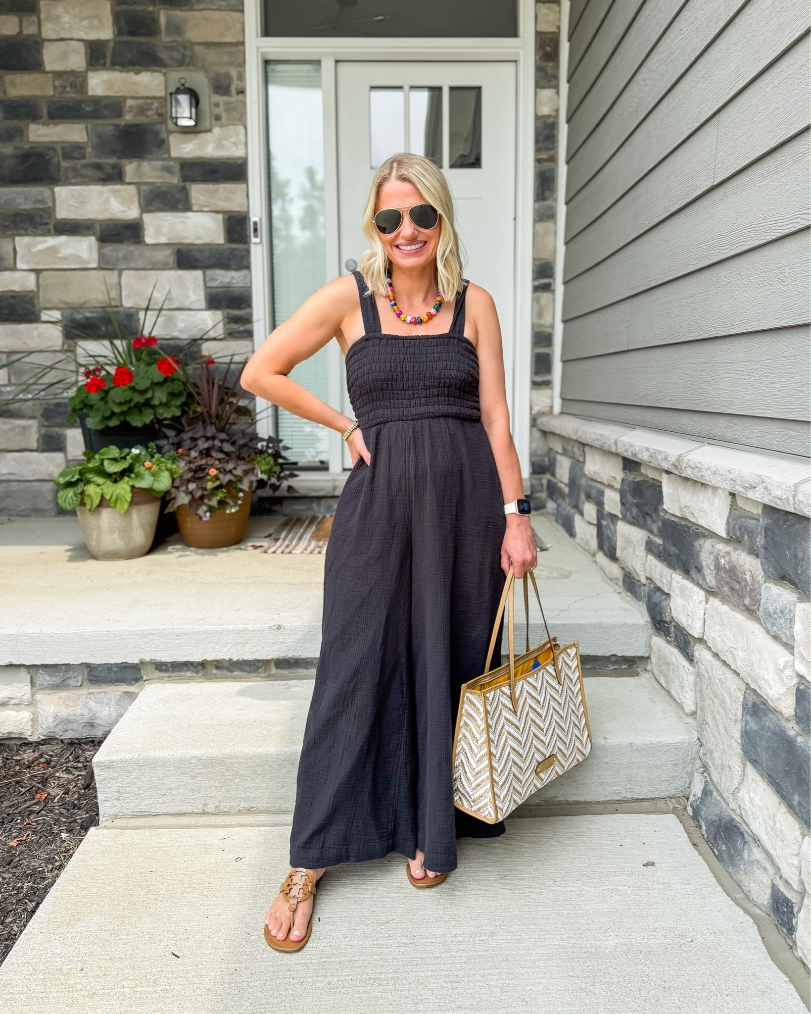 I wore my new jumpsuit from @Quince this week! I’m wearing an xsmall!

#LTKootd #LTKPetite #LTKOver40