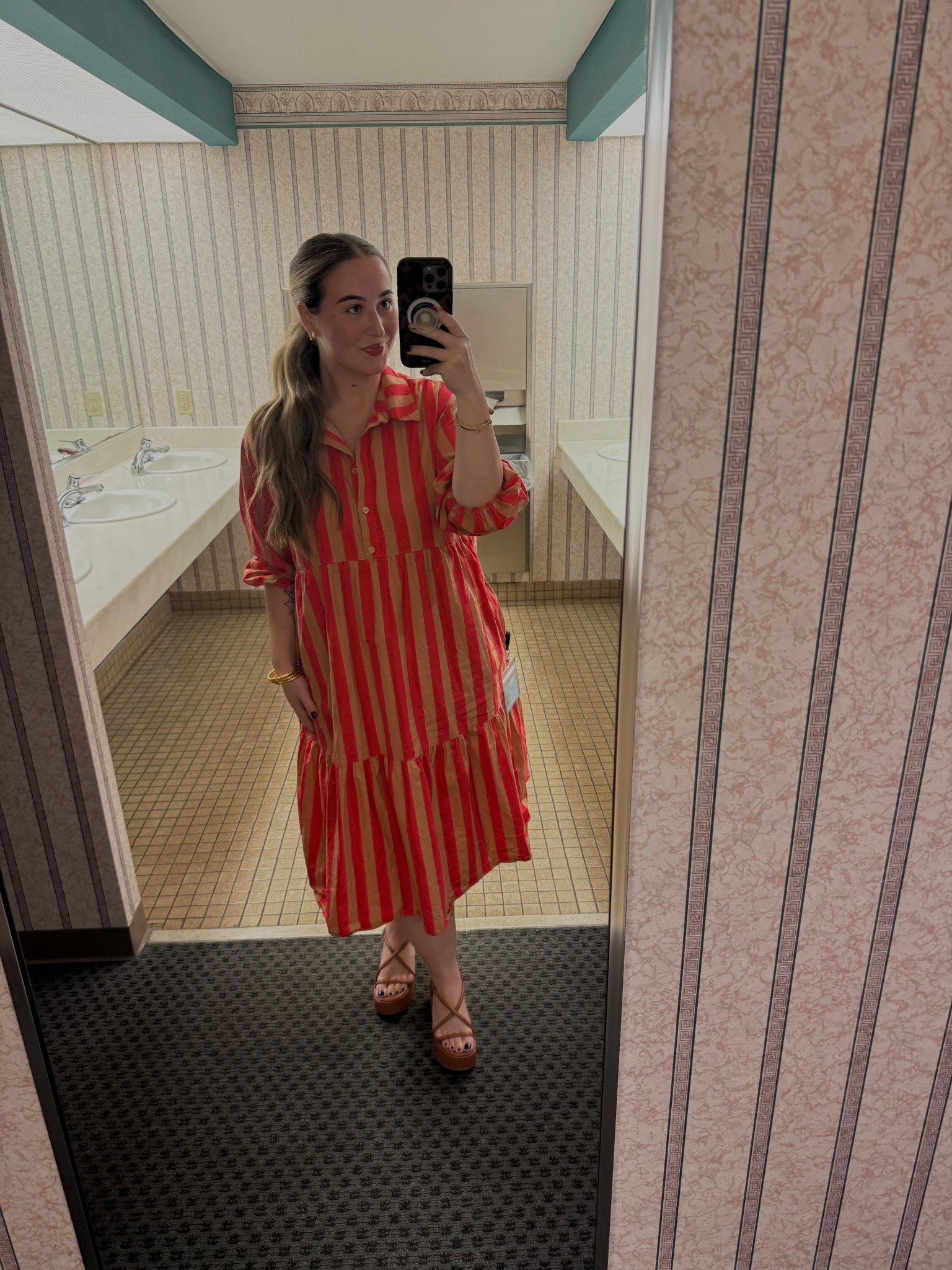 this striped dress is the perfect pop of color for the office!

#LTKFindsUnder100 #LTKPlusSize #LTKFindsUnder50