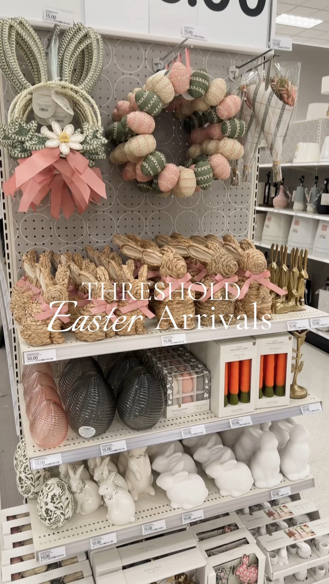 Threshold just dropped their new Spring / Easter collection and let’s just say it’s a YES from me 🤍🌸 

#easterdecor #spring #seasonaldecor #targetdecor 

#LTKHome #LTKSeasonal