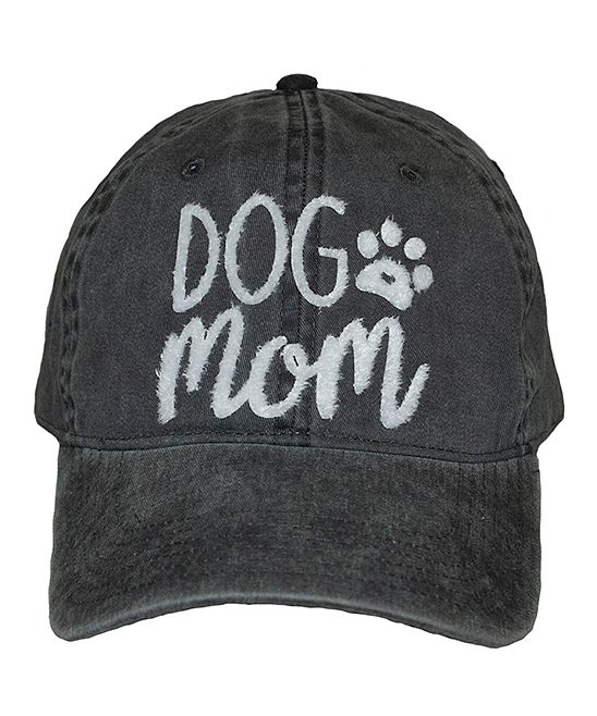 The Alabama Girl Baseball Caps DOG - Black 'Dog Mom' Baseball Cap | Zulily
