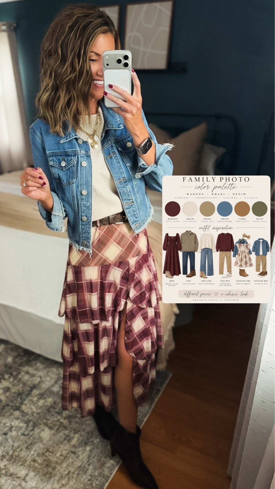 Family photo or concert outfit idea. 
Top/ small
Skirt/ medium

#LTKSeasonal #LTKOver40