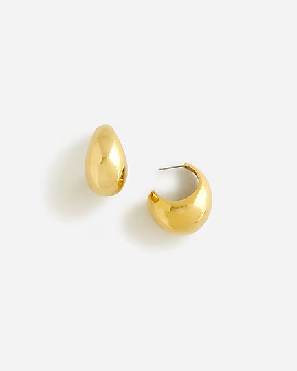 Sculptural hoop earrings | J. Crew US