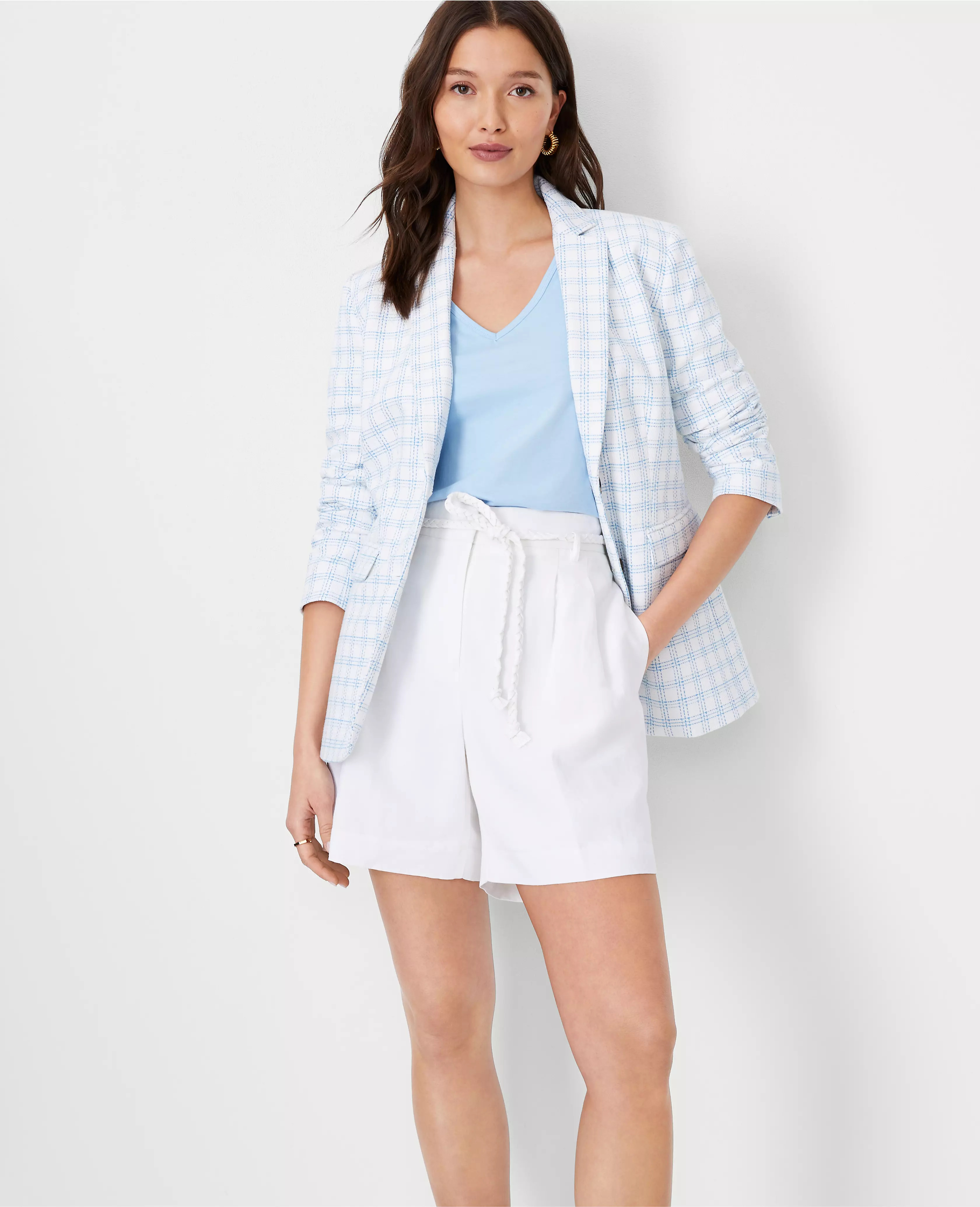 The Greenwich Blazer in Plaid | Ann Taylor (US)