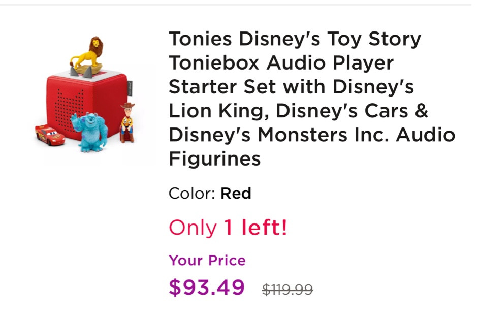 Such a great gift for kids! And this price can’t be beat. Also available for shipping #Toniebox #KidsGifts #HolidaySeason

#LTKSaleAlert #LTKKids #LTKSeasonal