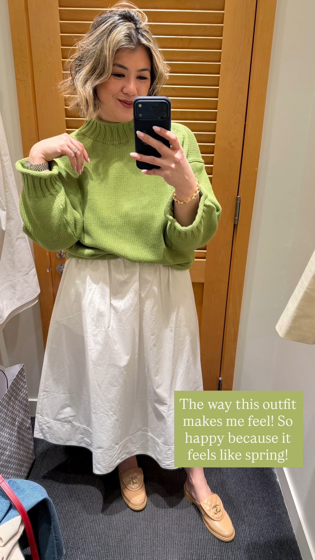 Calling all women who love a good midi skirt!!! You know my love for @jcrew skirts! I’m such a fan, I basically wear them all spring and summer long! Well, I found the skirt I’ll be wearing on repeat this year! It was an immediate yes for me and paired with their classic rollback for spring, I couldn’t say so! 

Sizing details!!
Size down on the skirt for sure! I went with a medium and it still fit loose. The waistband is elastic making it incredibly comfortable! It has pockets and this one is pirate friendly! Oh and it has pockets!

The rollback sweater does run big, but I stayed with my true size large because I want a baggy fit. Absolutely love the color!

#LTKMidsize #LTKOver40 #LTKootd