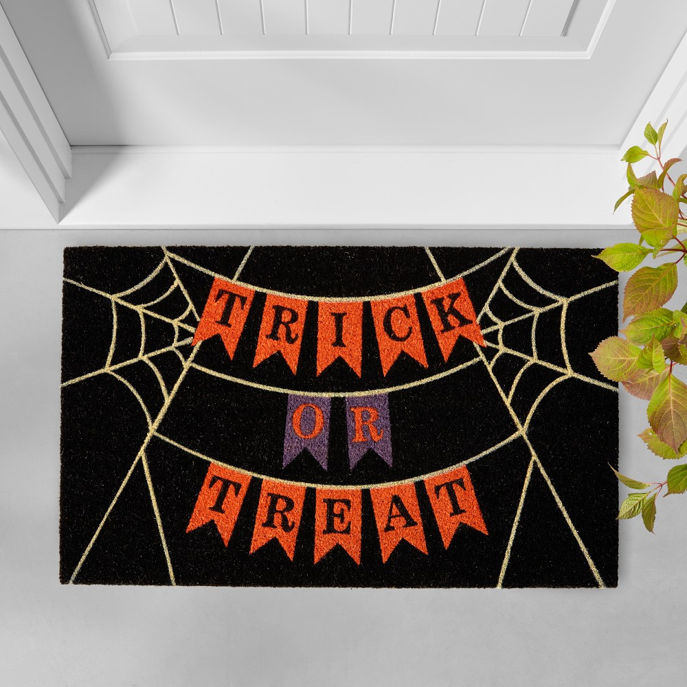 Williams Sonoma Trick or Treat Doormat | Williams-Sonoma
