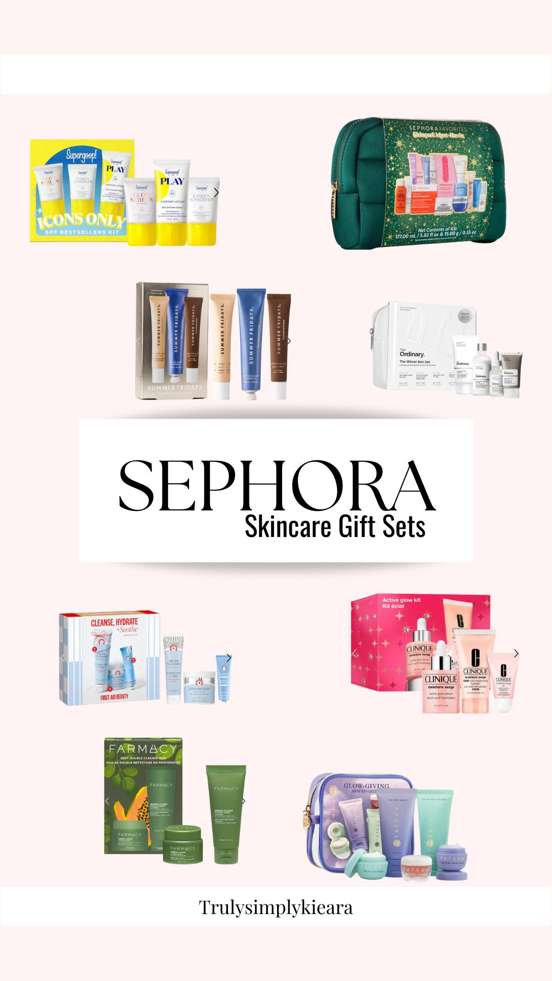 Sephora skincare gift sets are the best holiday gift idea for glowing skin. These value sets let you try top-rated skincare products before committing to full sizes. Perfect Christmas gift for anyone who loves clean beauty & hydration.

#sephora #sephoragiftsets 

 

#LTKBeauty #LTKHoliday #LTKGiftGuide