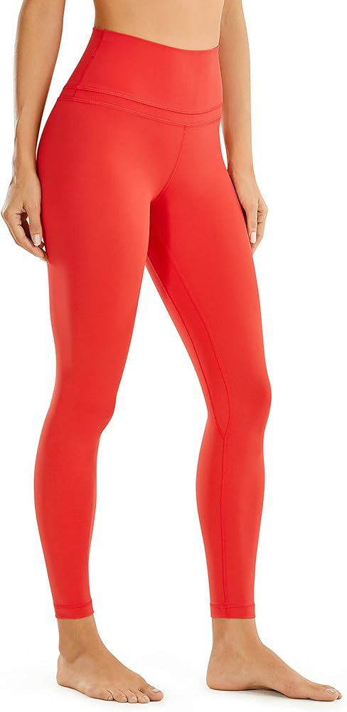 CRZ YOGA Women's Naked Feeling Workout Leggings 25 Inches - 7/8 High Waist Yoga Tight Pants | Amazon (US)