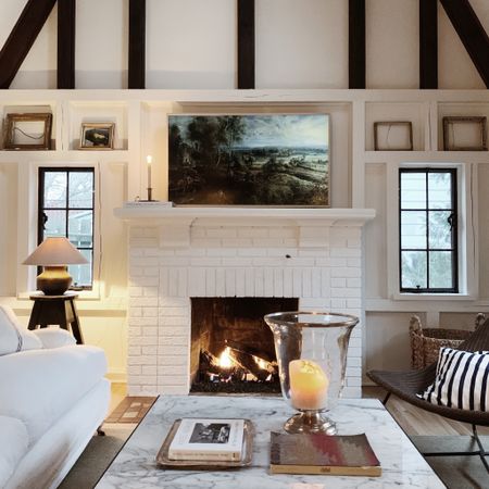 I’m thrilled to see that The Frame TV is a part of the Amazon sale! This tv MADE the focal point in our living room. I couldn’t even imagine how different this space would have felt with a “big black box” above the fireplace. 🖼 

#LTKstyletip #LTKhome #LTKsalealert