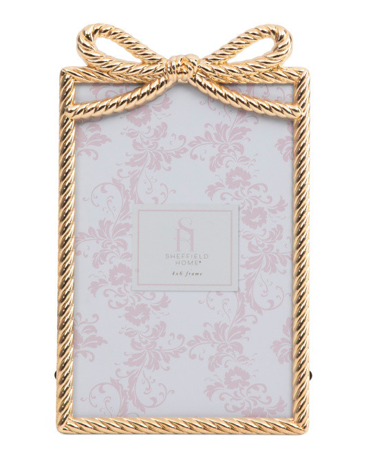 4x6 Metal Bow Tabletop Picture Frame | Mother's Day Gifts | Marshalls | Marshalls