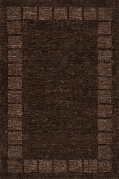 Truffle Brown Petra High-Low Wool-Blend 8' x 10' Area Rug | Rugs USA