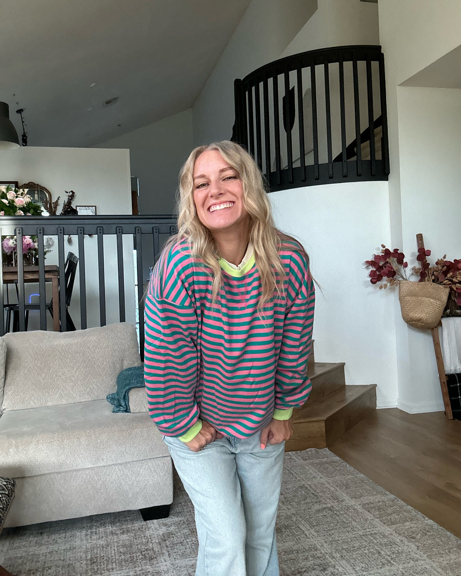 #Ad This viral colorful striped Free People pullover dupe from Amazon is basically the sweater equivalent of that friend who crashes your fancy party in a thrift store outfit but somehow looks better than everyone else. It's like a rainbow threw a party on your torso, and all your old sweaters are sitting in the closet, jealous and slightly offended. People are grabbing it faster than you can say "Free People price tag," because why pay for the original when the dupe is just as cozy and comes with a side of internet fame? Plus, it's so bright it could probably guide ships through a foggy night.

#LTKFindsUnder50 #LTKOver40 #LTKStyleTip