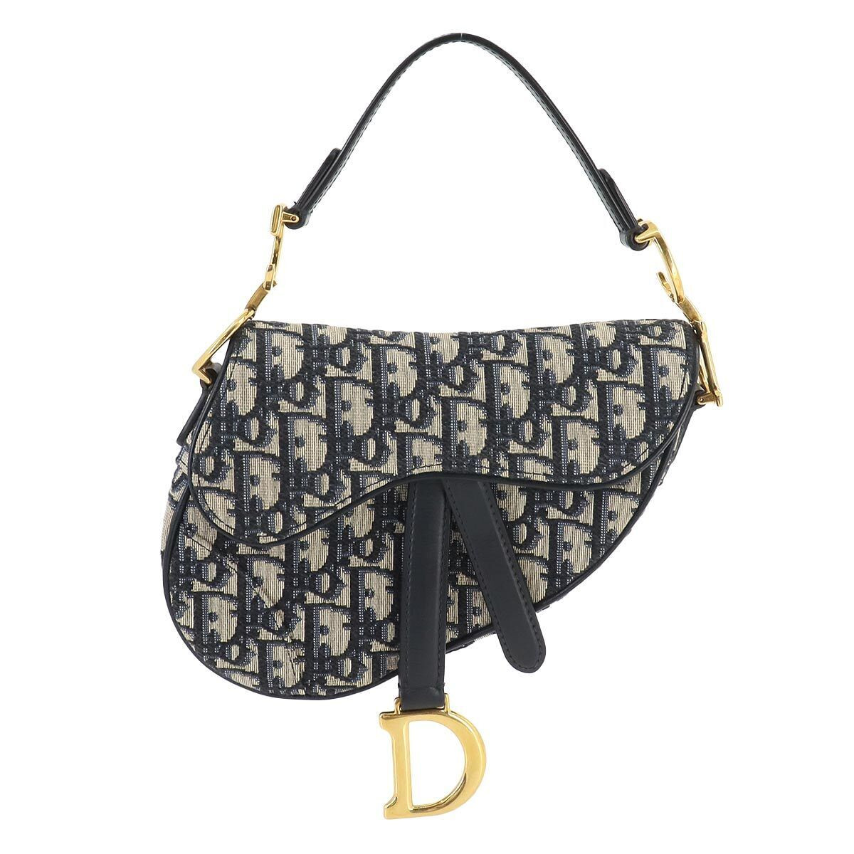 Christian Dior Saddle Mini Hand Bag Canvas Leather Navy M0447CTZQ 90246709  | eBay | eBay US