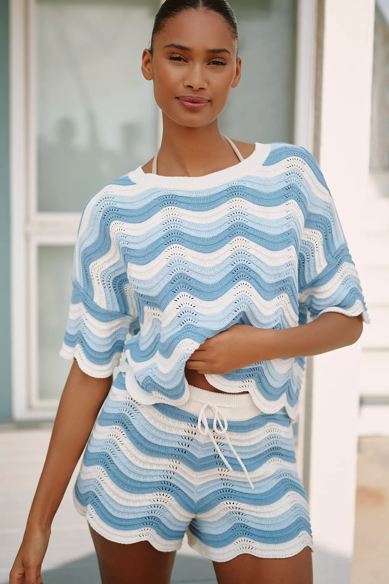 LSPACE Make Waves Shorts | Anthropologie (US)