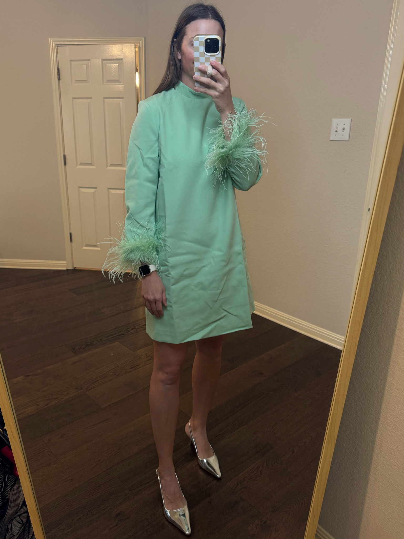 Use code: YouRule on dress
Dress is tts wearing a M
Sam Edelman heels  are tts 