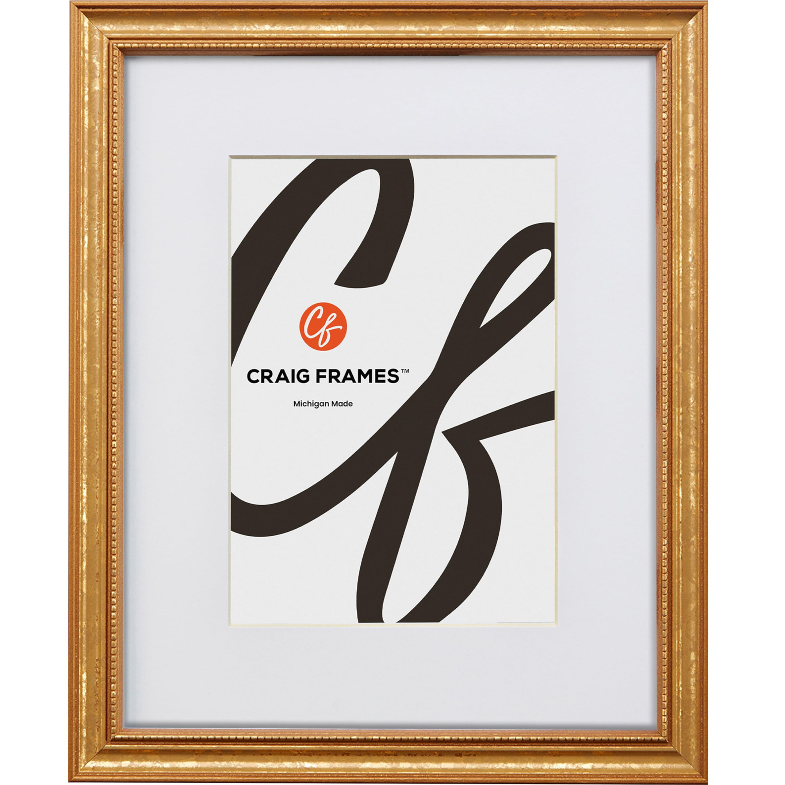Craig Frames 16x20 Gold Picture Frame – 314GD Ornate Style, Matted to 11x14 for Photos or Art Prints, Vintage Decorative Wall Frame | Amazon (US)