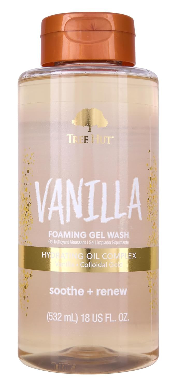 Tree Hut Vanilla Foaming Body Wash, 18 Fl Oz | Amazon (US)