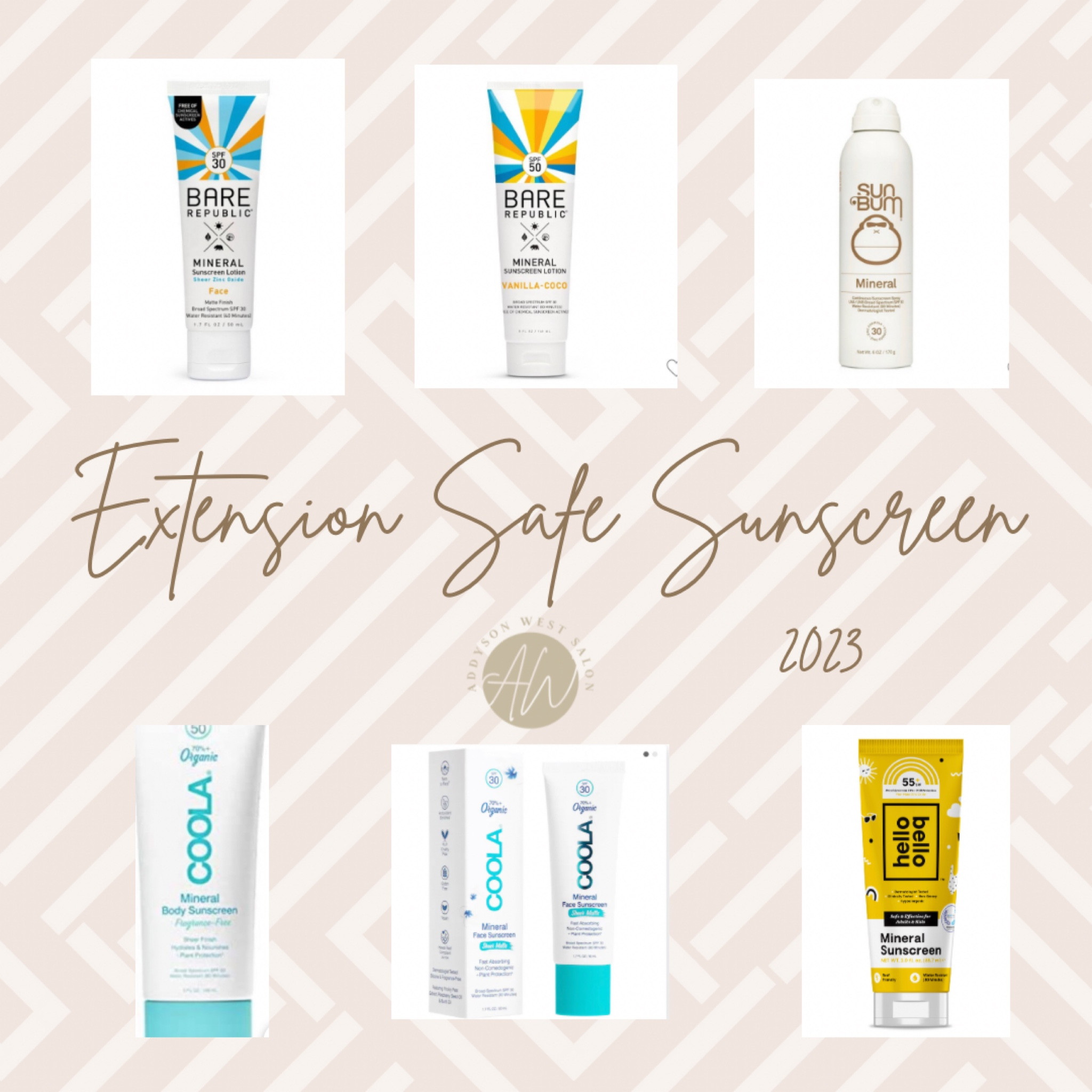 Extension safe sunscreen 2023! It’s important for all extensions that you use the right sunscreen that is safe! Especially if you have blonde in your extensions, using the correct sunscreen will prevent them from turning pink! 

#LTKbeauty #LTKSeasonal #LTKFind