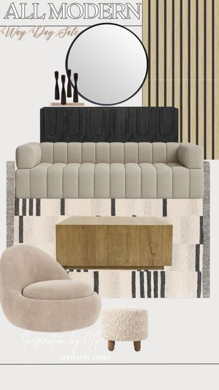 Prepare your carts for WAY DAY SALE. All these beautiful modern pieces from All Modern are up to 70% off plus fast & free shipping. 
From May 4-6th
#modernmadesimple #modernsofa #swivelchair #modernsideboard #coffeetable #ottoman #livingroominspo #modernhome #modernrug #allmodern 
#waydaysale


#LTKsalealert #LTKstyletip #LTKhome