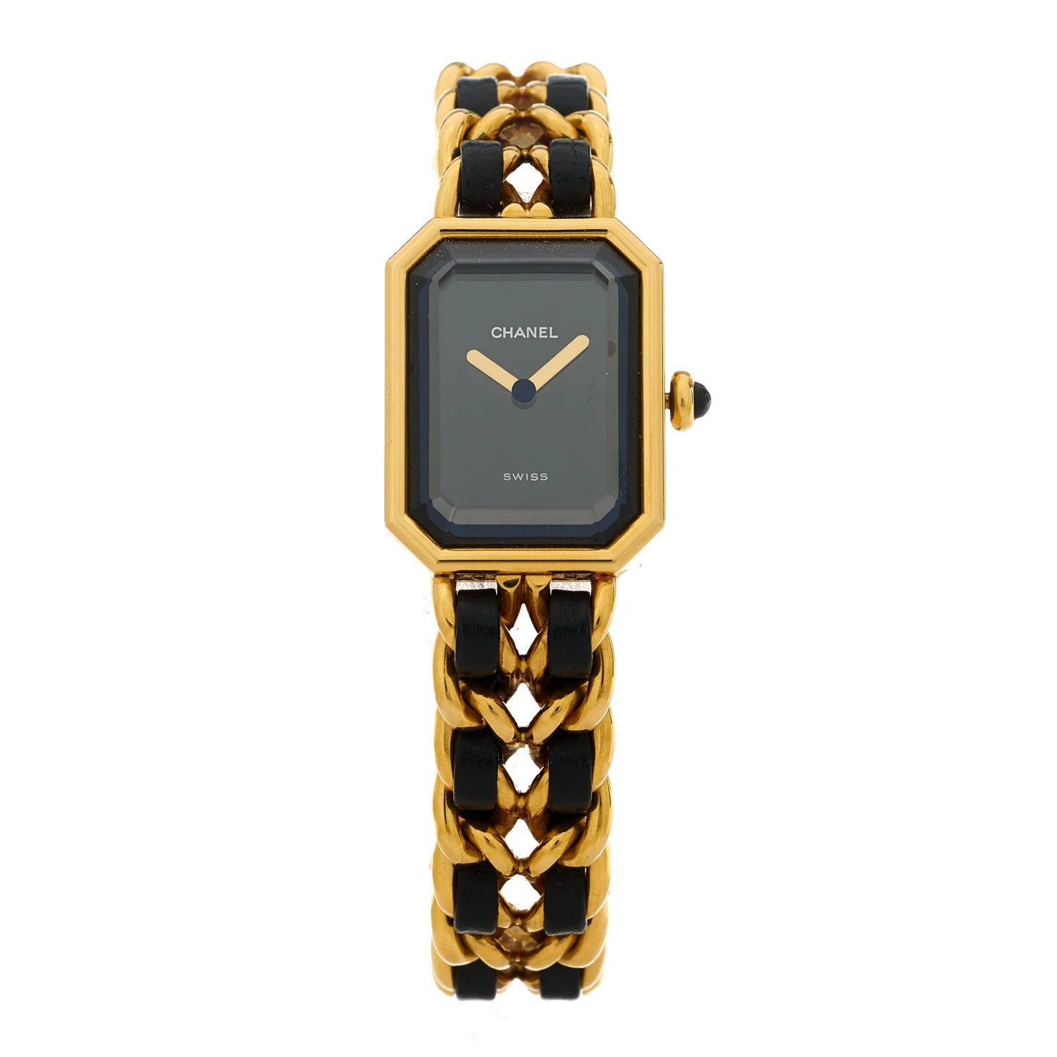 Stainless Steel Lambskin 20mm Chain Premiere Quartz Watch Gold L | FASHIONPHILE (US)