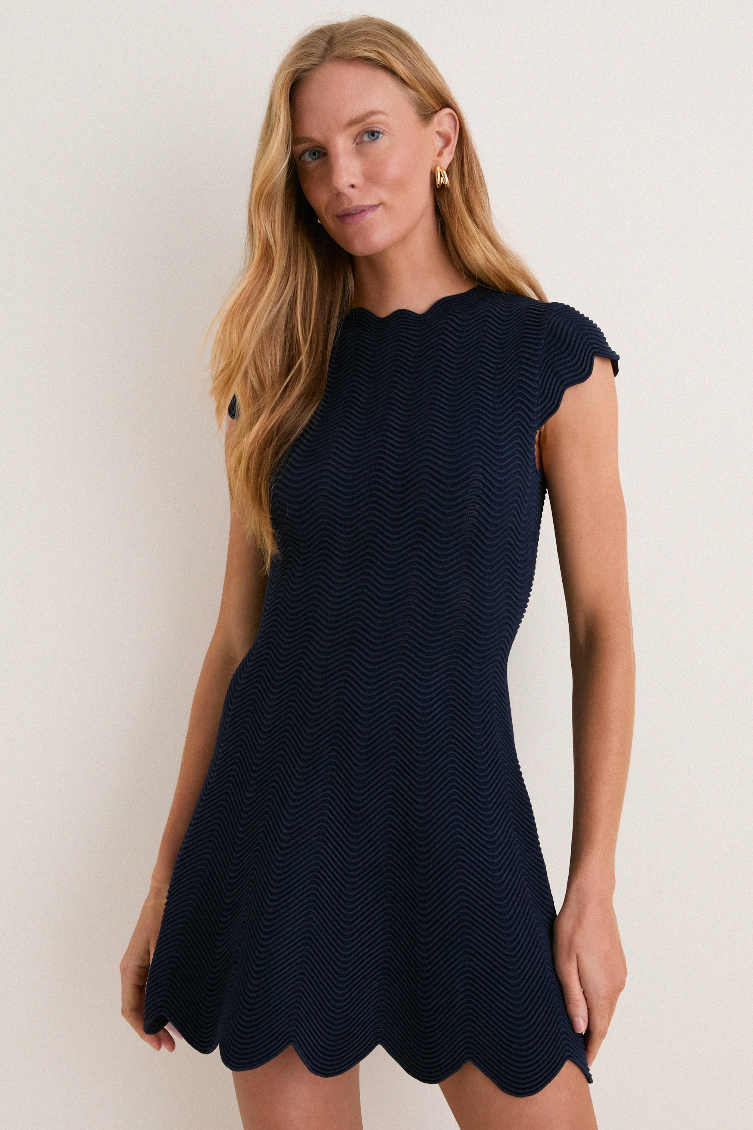 Midnight Black Evalynn Mini Dress | Tuckernuck (US)
