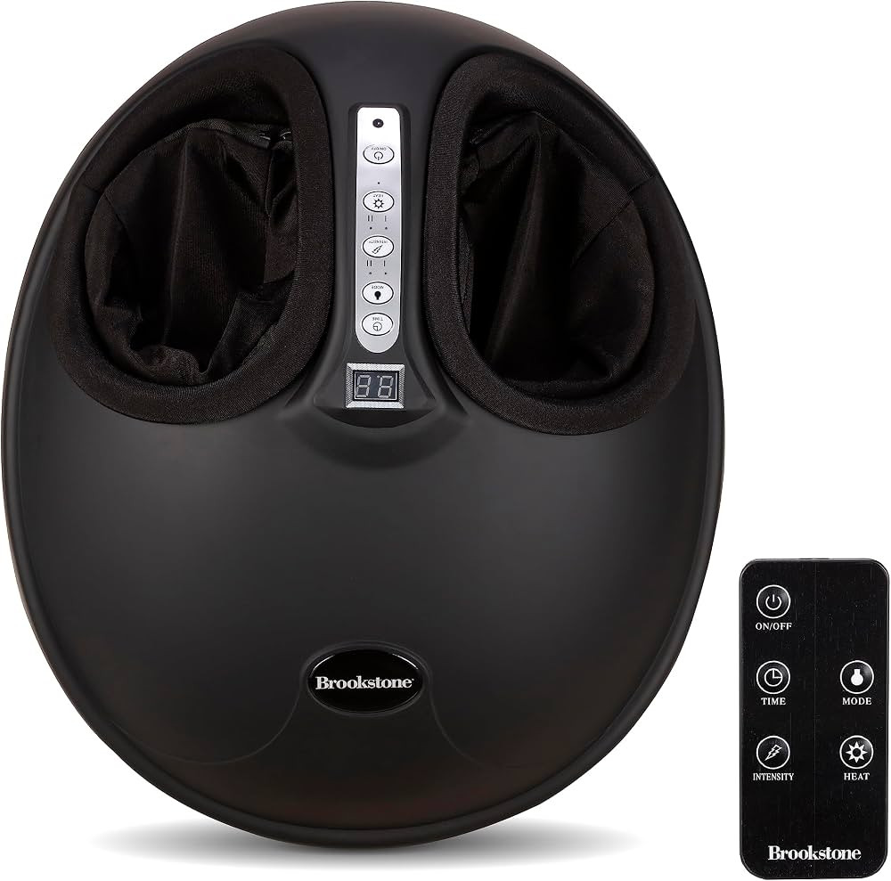 Brookstone - Shiatsu Foot Massager with Heat, Compression and Deep Kneading | Amazon (US)