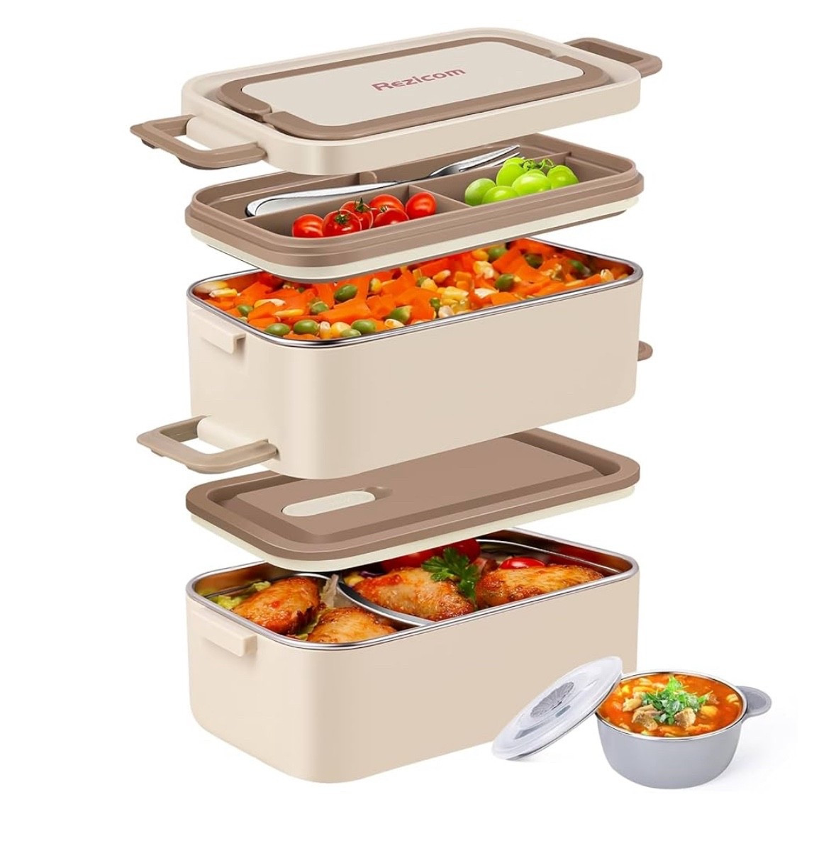 Stainless Steel Lunch Box - Beige 

#LTKKids #LTKFamily #LTKTravel