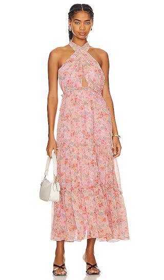 Jaidee Dress in Pink Floral | Revolve Clothing (Global)