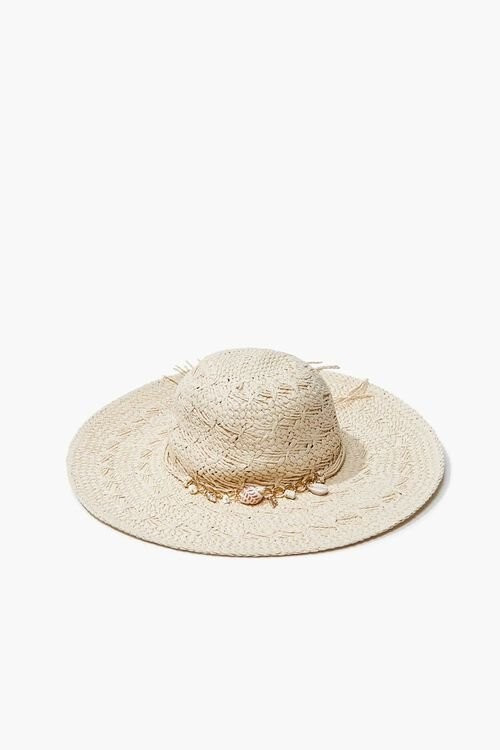 Seashell Charm Straw Hat | Forever 21 (US)