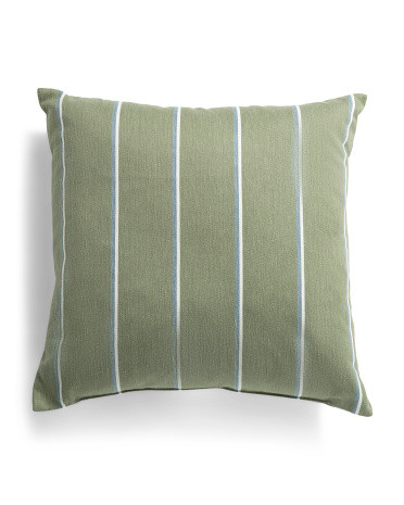 Made In Usa 22x22 Garden Stripe Jameson Oversized Pillow | TJ Maxx