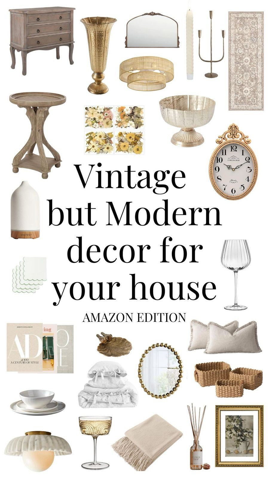 Vintage yet modern home decor all on Amazon! 

#LTKHome #LTKSeasonal