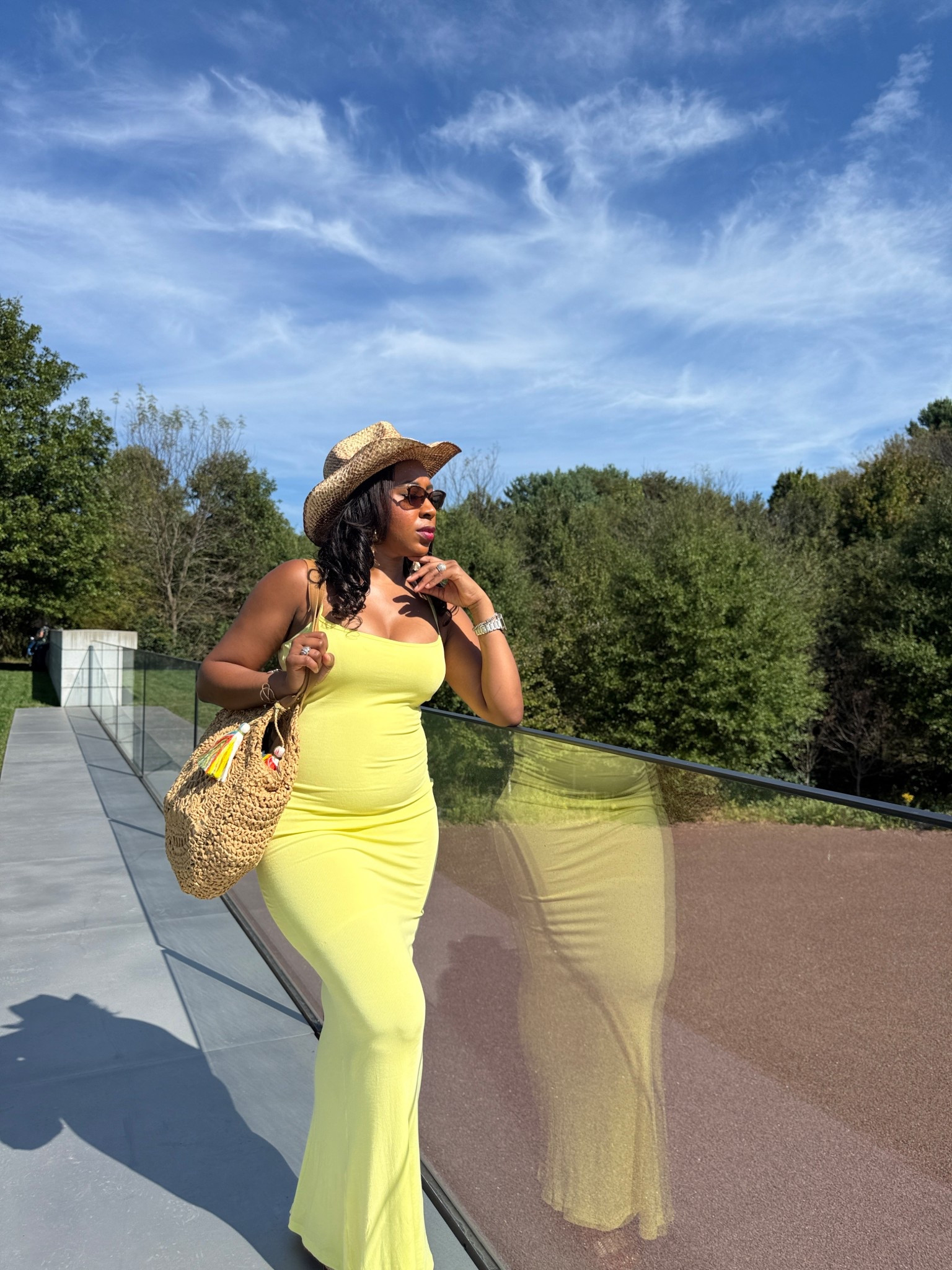 Golden hour vibes in full effect ☀️
This sunshine maxi and straw accessories combo felt like the perfect bridge between summer and fall — light, breathable, and effortlessly glam. 💛

Whether you’re headed to brunch, a winery, or just soaking up the weekend sunshine, this look is all about easy elegance with a touch of southern charm. 🤠✨

#LTKFindsUnder100 #LTKOver40 #LTKStyleTip