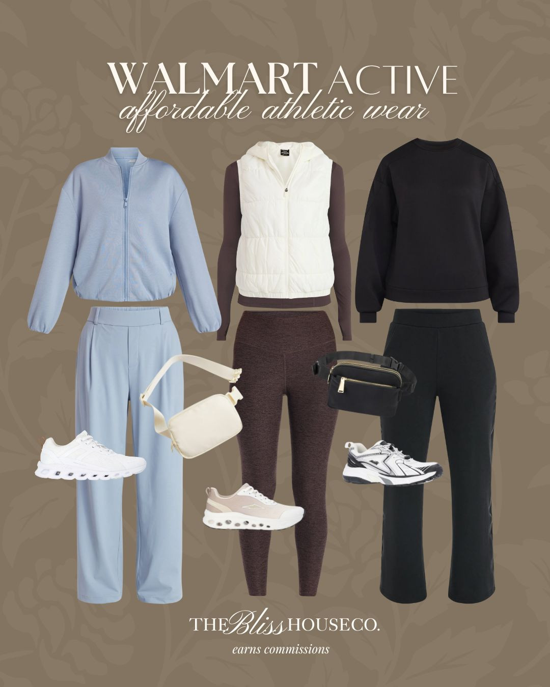 Affordable athleisure looks all from Walmart! Women's outfit inspo, sweatpants, matching sets, workout wear, athletic wear, outfit ideas, activewear, winter style, Avia, Walmart fashion finds.
 

 #LTKootd #LTKfitnessgoals #LTKActive