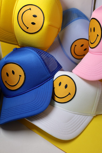 PATCHED- KEEP SMILIN' HATS. | MM Designs