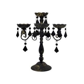 15" Black & Gold Candelabra Tabletop Accent by Ashland® | Michaels Stores