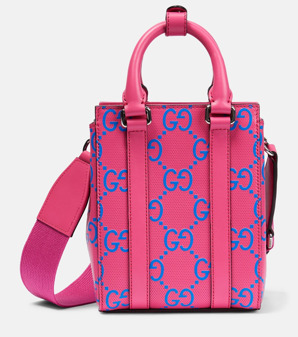 Mini GG embossed leather tote | Mytheresa (UK)