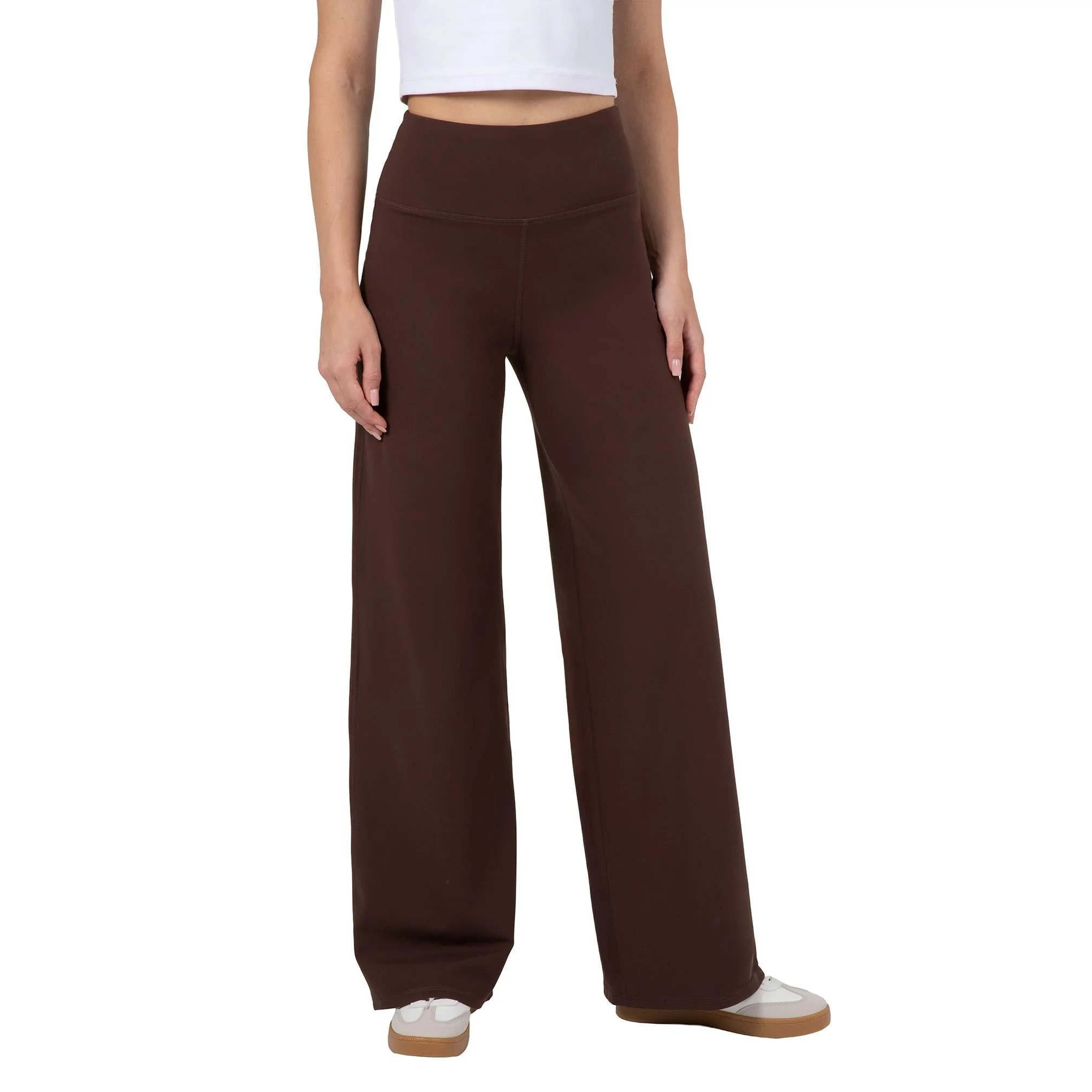 YITTY Active Women's High Waist Wide Leg Pants – Buttery Soft Lounge & Yoga Pants with Tummy Co... | Walmart (US)