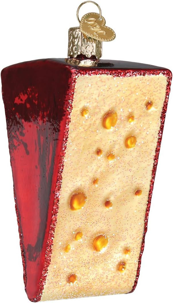 Old World 32220 Christmas Ornaments: Various Foods Glass Blown Ornaments for Christmas Tree, Chee... | Amazon (US)