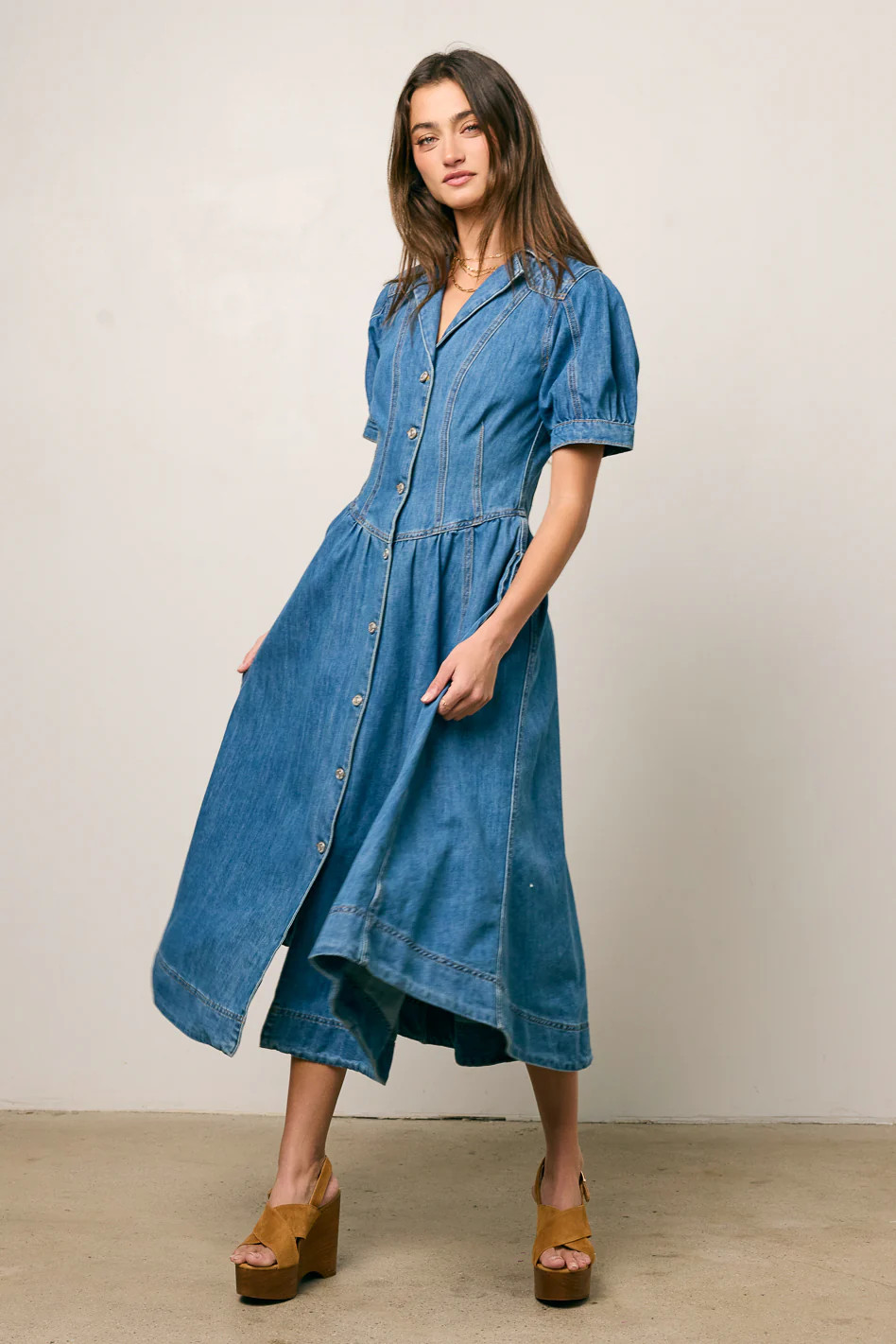 Mylie Denim Maxi Dress | Böhme US