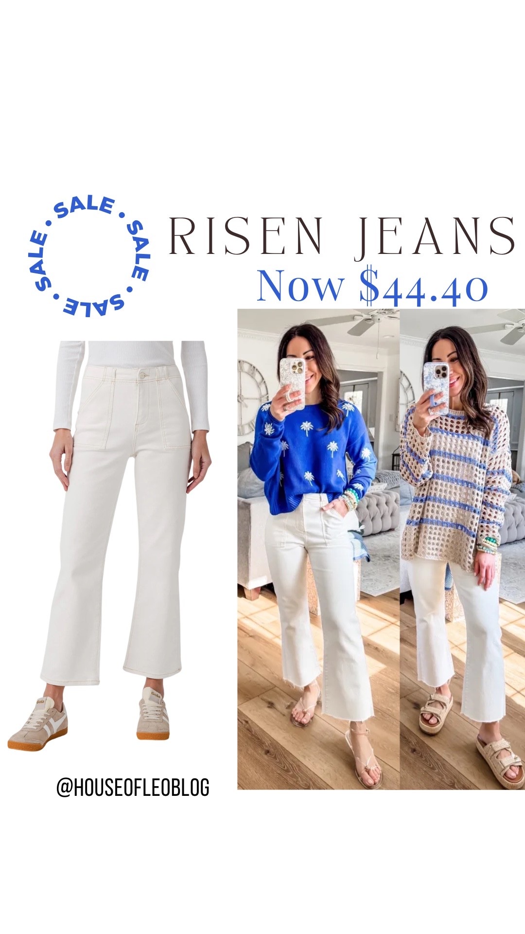 White jeans 25. I cut them. Tops and dresses code final40

#LTKSaleAlert #LTKPetite #LTKOver40