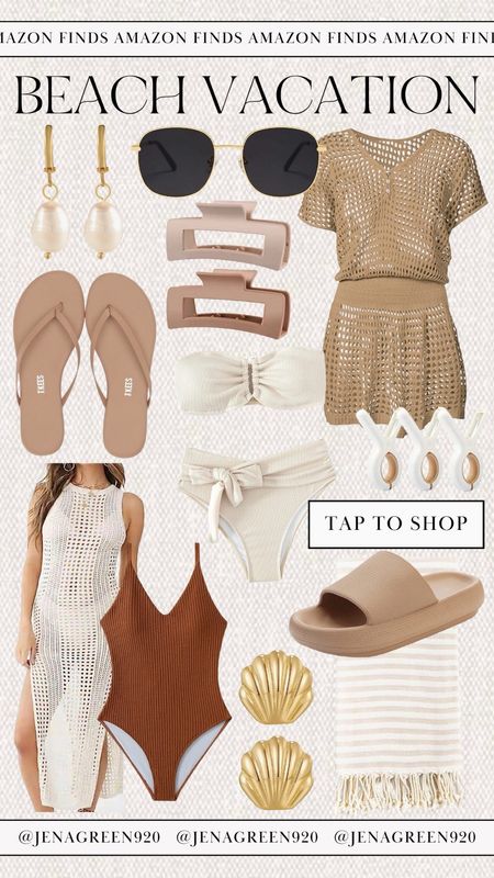 Beach Vacation | Vacation Outfit | Vacation Look | Resort Wear | Vacation Outfits | Swimsuit | Coverups 

#LTKfindsunder100 #LTKtravel #LTKswim