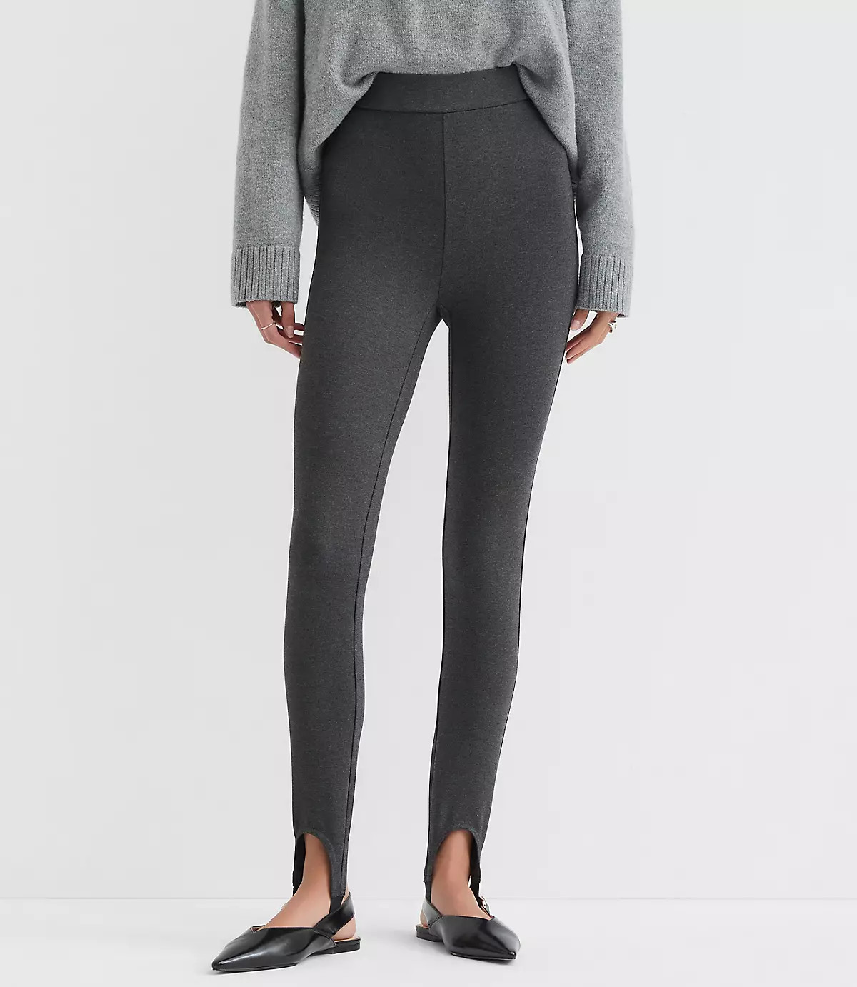 Stirrup Leggings in Heathered Ponte | LOFT