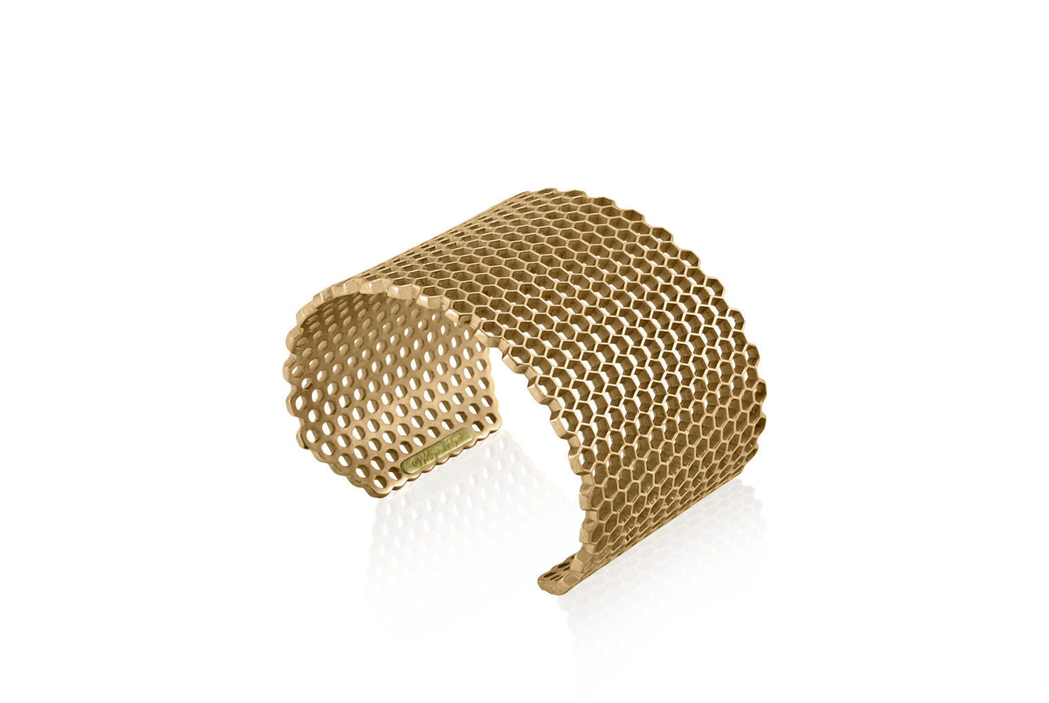 HIVE Wide Cuff | Honeycomb Bee Bracelet | Mignon Faget | Mignon Faget