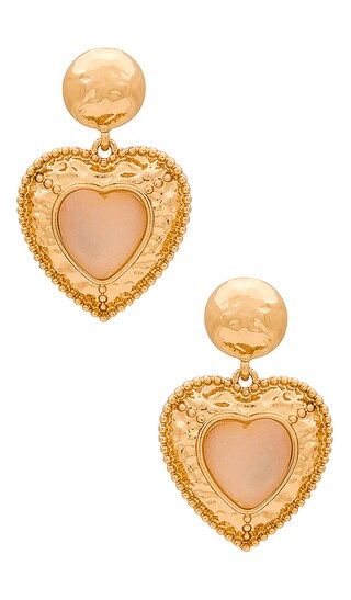 Heart Knock Life Earrings in Opal | Revolve Clothing (Global)