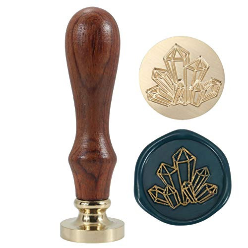 Heart Wax Seal Stamp, Yoption Vintage Brass Head Wooden Handle Sealing Stamp for Wedding Invitati... | Amazon (US)