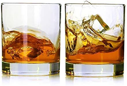 Whiskey Glasses,Set of 2,11 oz,Premium Scotch Glasses,Bourbon Glasses for Cocktails,Rock Style Ol... | Amazon (US)