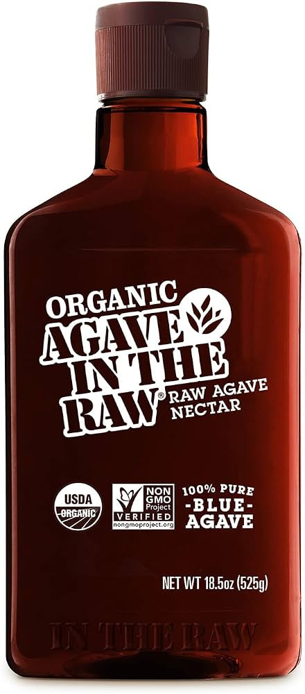 Organic Agave Nectar Sweetener, Blue Agave Syrup - Vegan, Gluten-Free, Low Carb Sugar Substitute ... | Amazon (US)