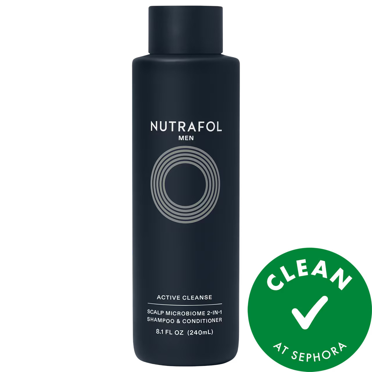 Nutrafol Men's Active Cleanse Scalp Shampoo + Conditioner for Thinning Hair 8.1 oz / 240 mL | Sephora (US)