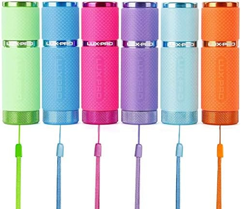 LUXPRO LP395 Gels Glow in Dark 9 LED Flashlight (LP395-6PK)… | Amazon (US)
