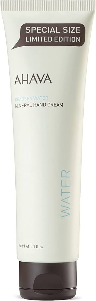 AHAVA Dead Sea Mineral Hand Cream, Original, Hand Moisturizer For Dry Cracked Hands, Light and Fa... | Amazon (US)